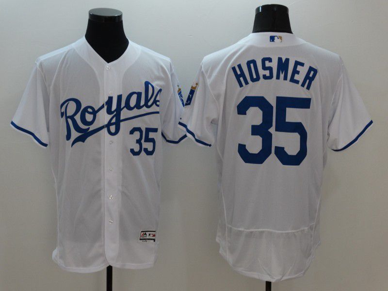Men Kansas City Royals #35 Hosmer White Elite 2022 MLB Jersey